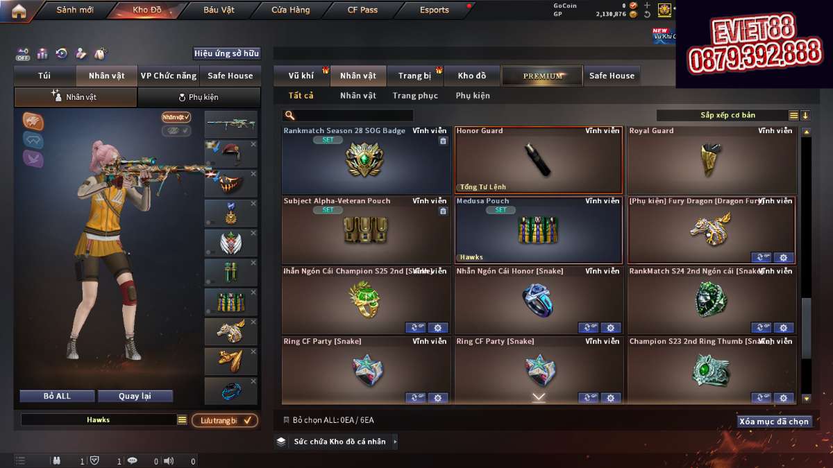 shop acc cf uy tin gia re